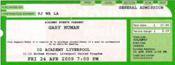 Liverpool Ticket 2009